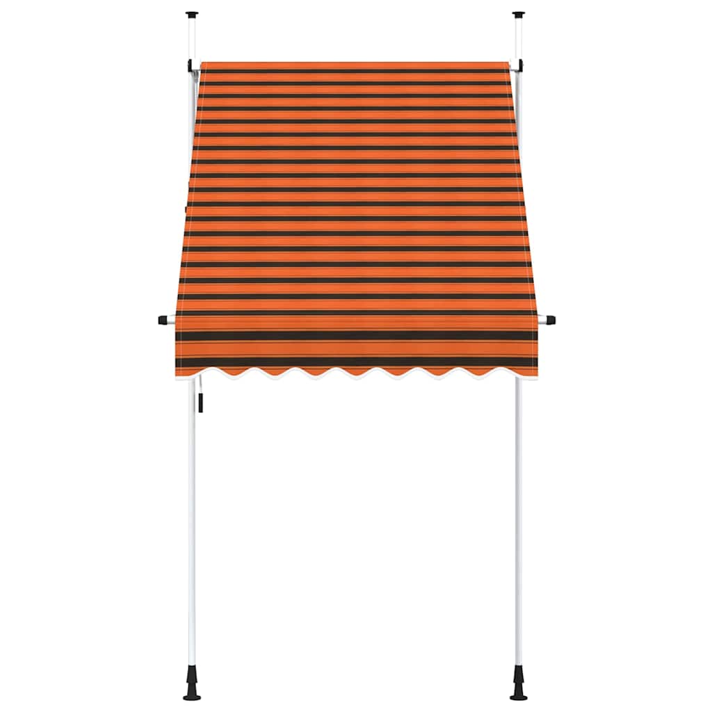 Tenda na ručno uvlačenje 150 cm narančasto-smeđa
