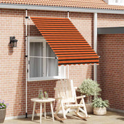 Tenda na ručno uvlačenje 150 cm narančasto-smeđa