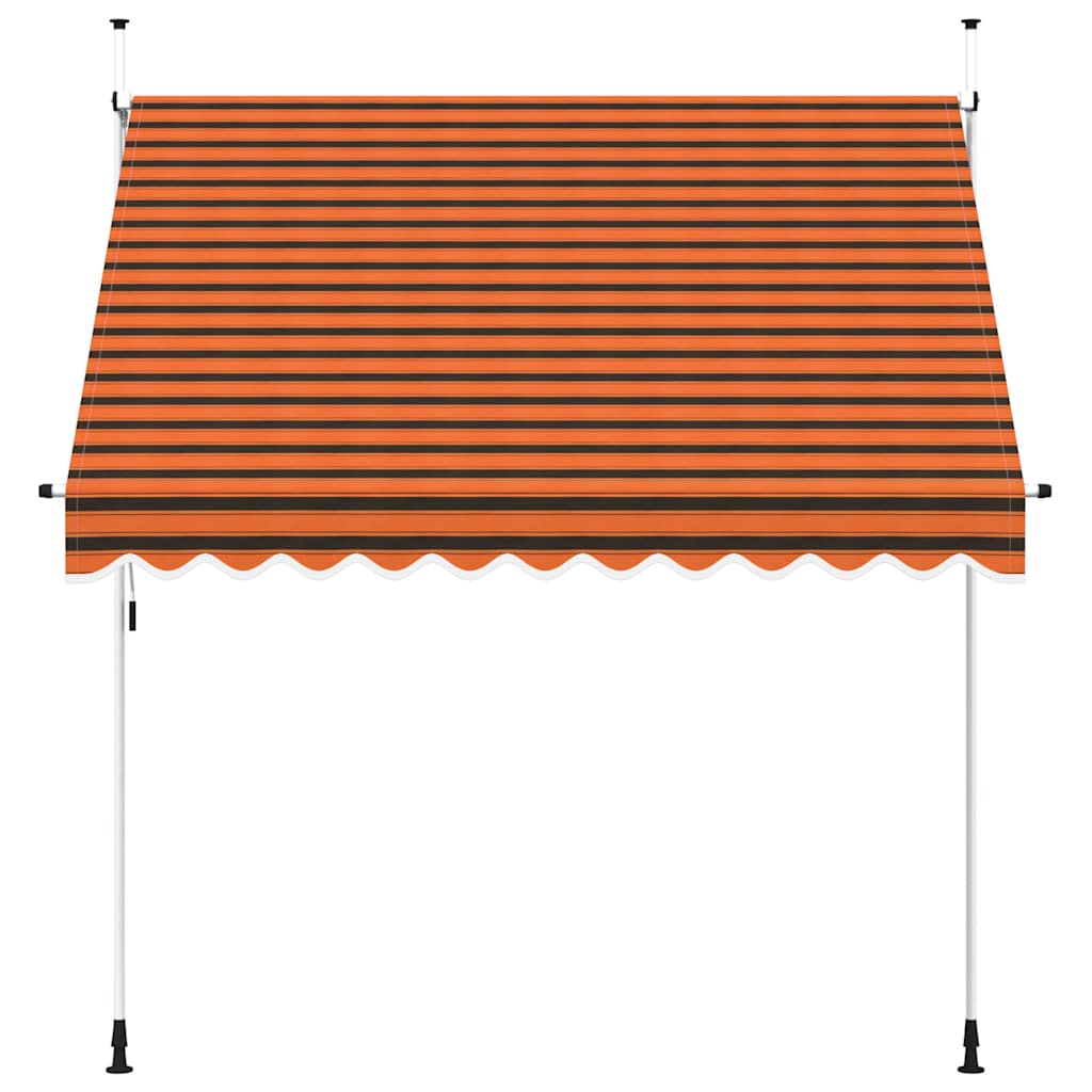 Tenda na ručno uvlačenje 250 cm narančasto-smeđa