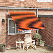 Tenda na ručno uvlačenje 250 cm narančasto-smeđa