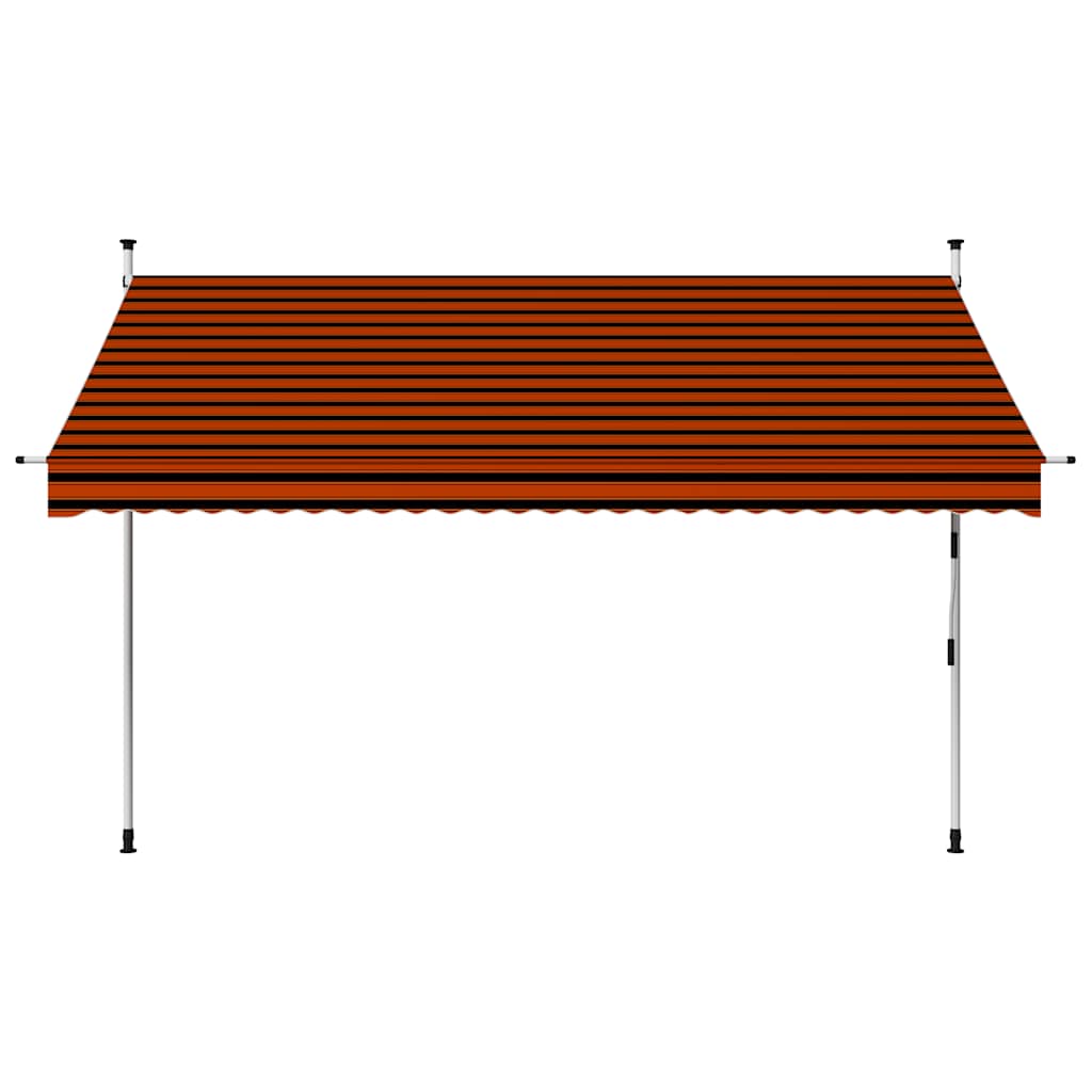 Tenda na ručno uvlačenje 300 cm narančasto-smeđa