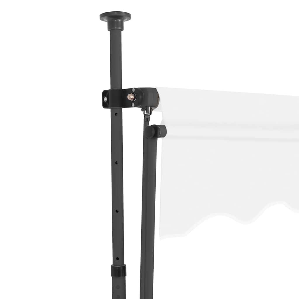 Tenda na ručno uvlačenje s LED svjetlima 100 cm krem