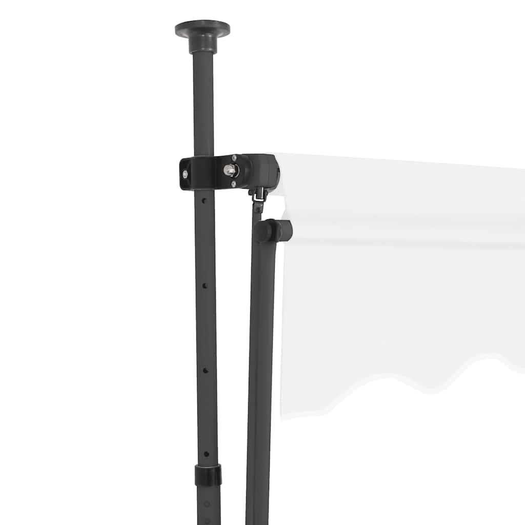 Tenda na ručno uvlačenje s LED svjetlima 150 cm krem