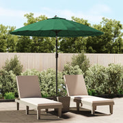 Vanjski suncobran s aluminijskim stupom 270 cm zeleni