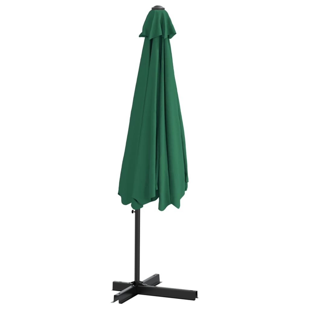 Vanjski suncobran s aluminijskim stupom 300 cm zeleni