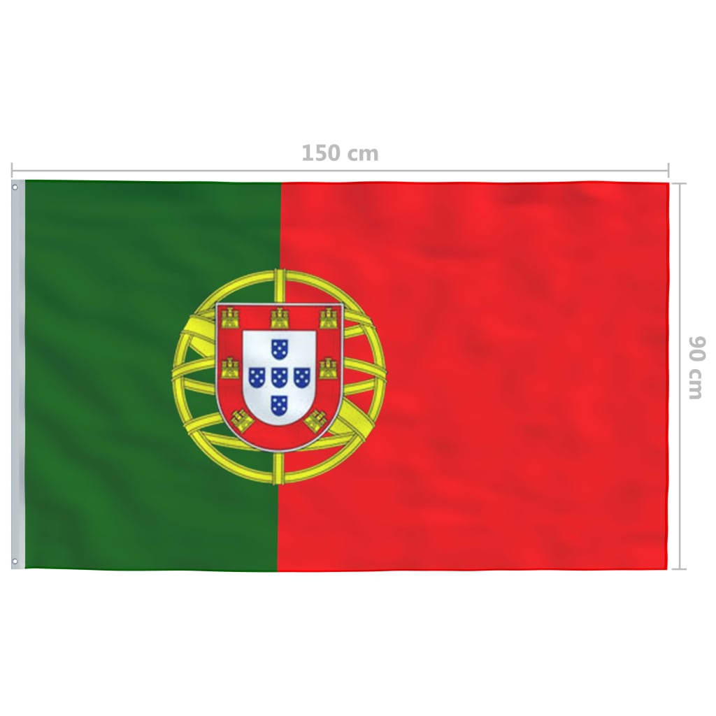 Portugalska zastava 90 x 150 cm