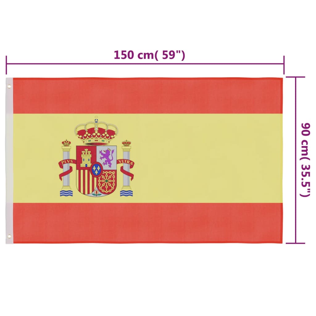 Španjolska zastava 90 x 150 cm
