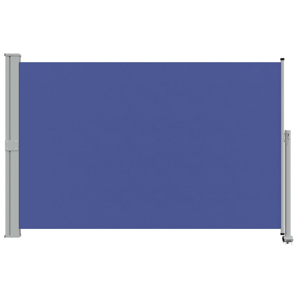 Uvlačiva bočna tenda za terasu 160 x 300 cm plava