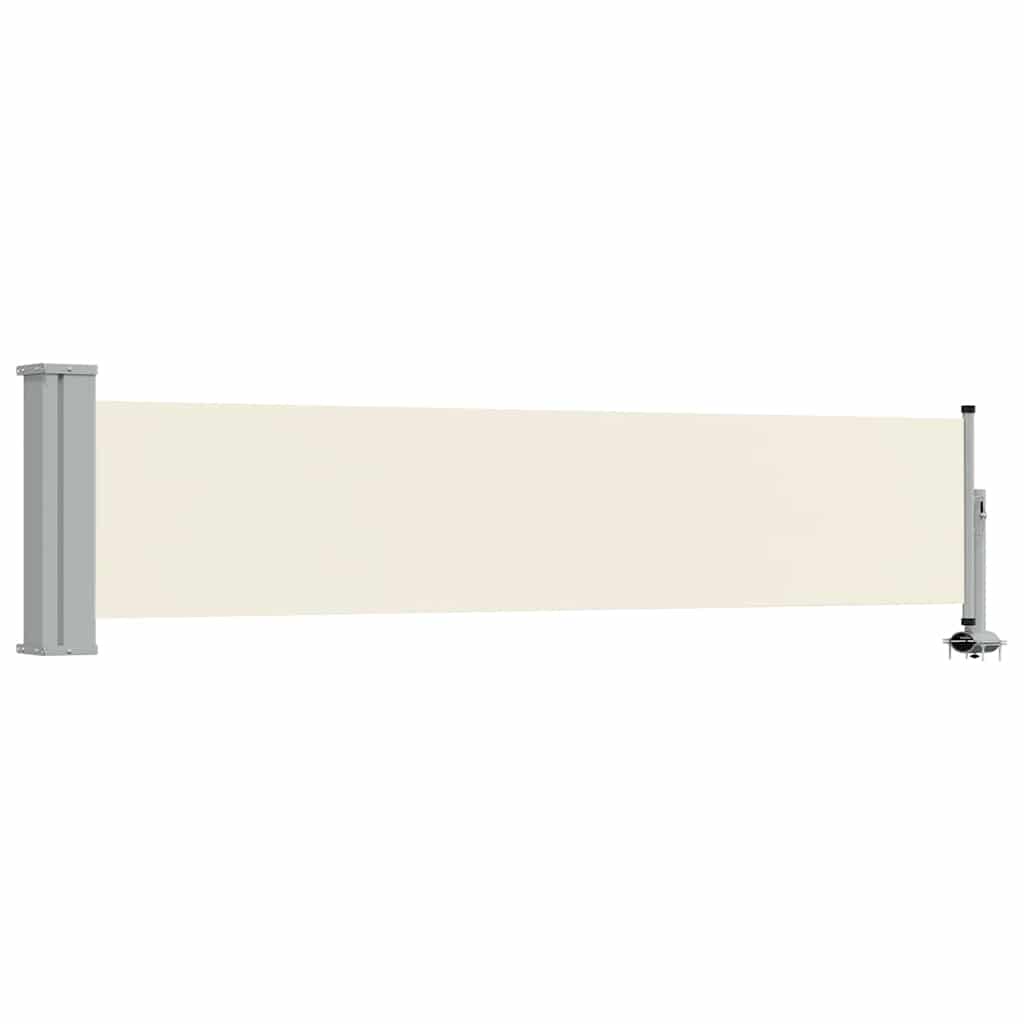 Uvlačiva bočna tenda za terasu 60 x 300 cm krem