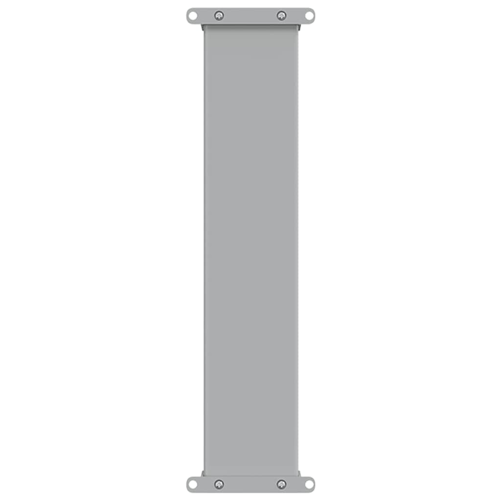 Uvlačiva bočna tenda za terasu 60 x 300 cm crvena