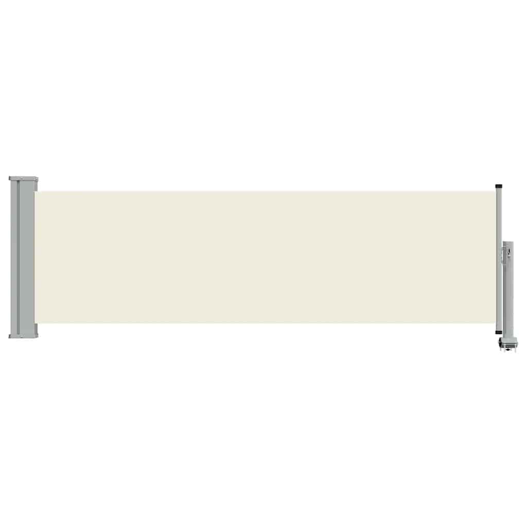 Uvlačiva bočna tenda za terasu 80 x 300 cm krem