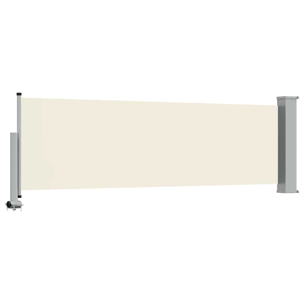 Uvlačiva bočna tenda za terasu 80 x 300 cm krem