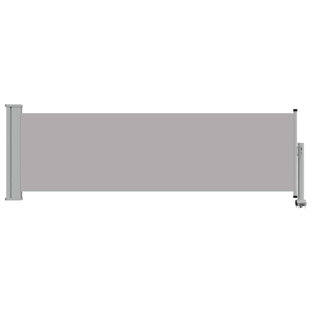 Uvlačiva bočna tenda za terasu 80 x 300 cm siva