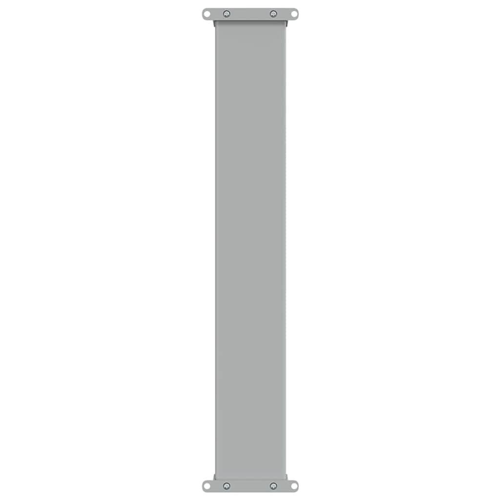 Uvlačiva bočna tenda za terasu 80 x 300 cm siva