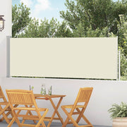 Uvlačiva bočna tenda za terasu 100 x 500 cm krem