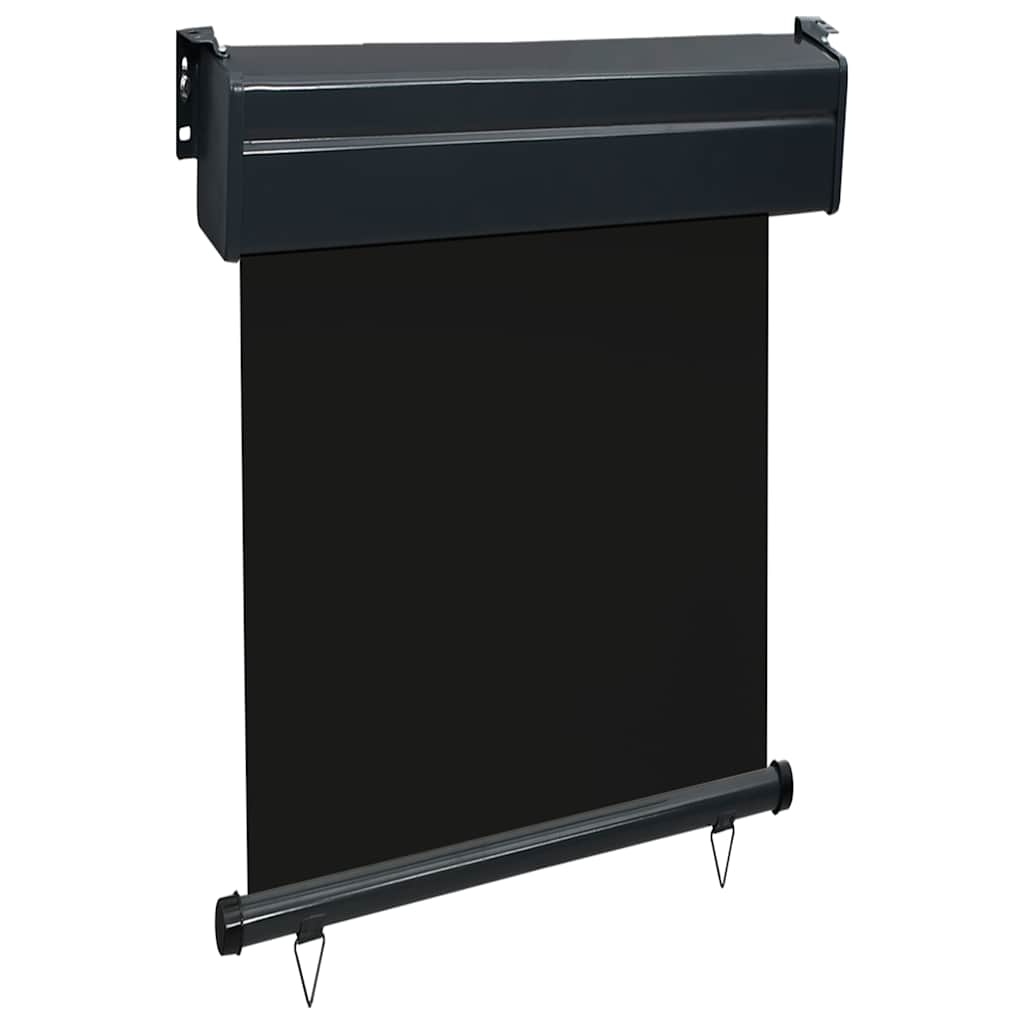 Balkonska bočna tenda 65 x 250 cm crna