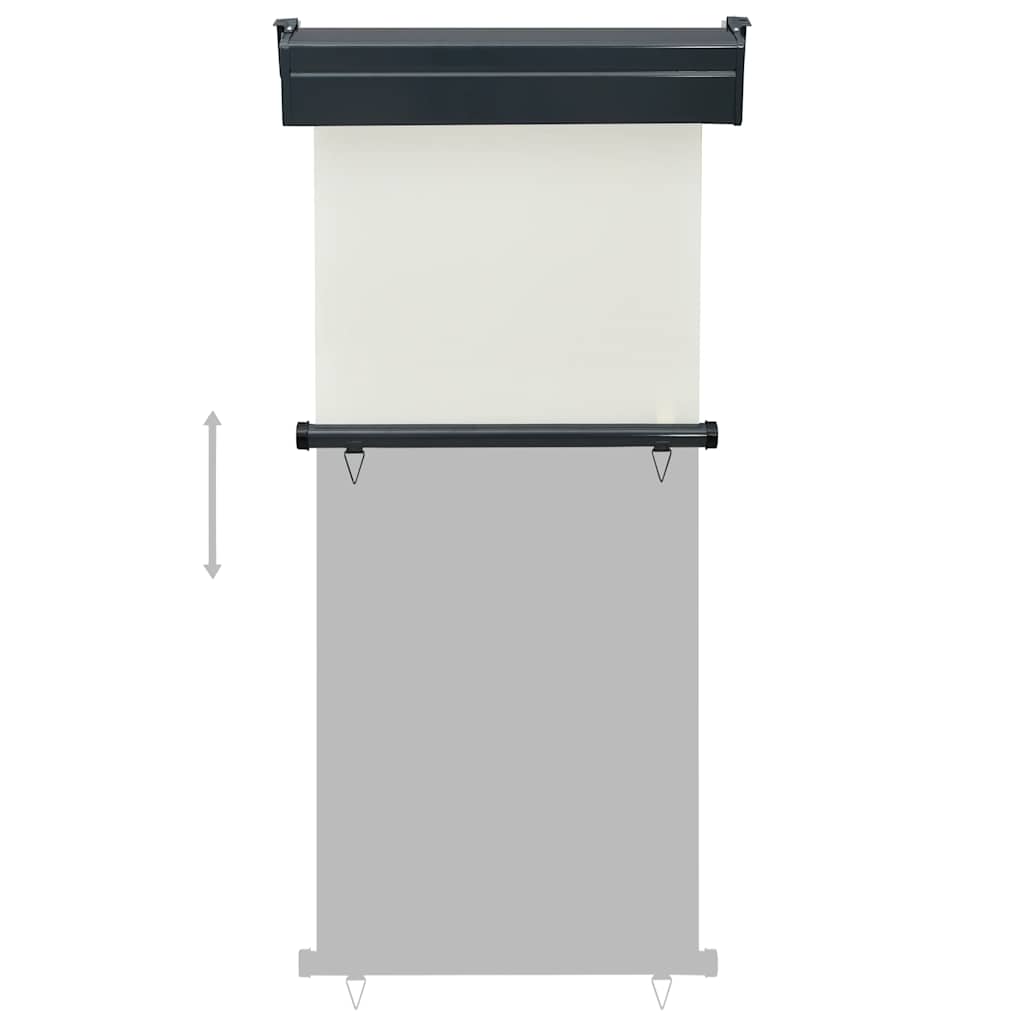 Balkonska bočna tenda 85 x 250 cm krem