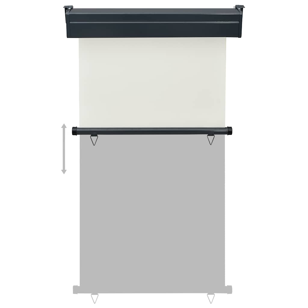 Balkonska bočna tenda 105 x 250 cm krem