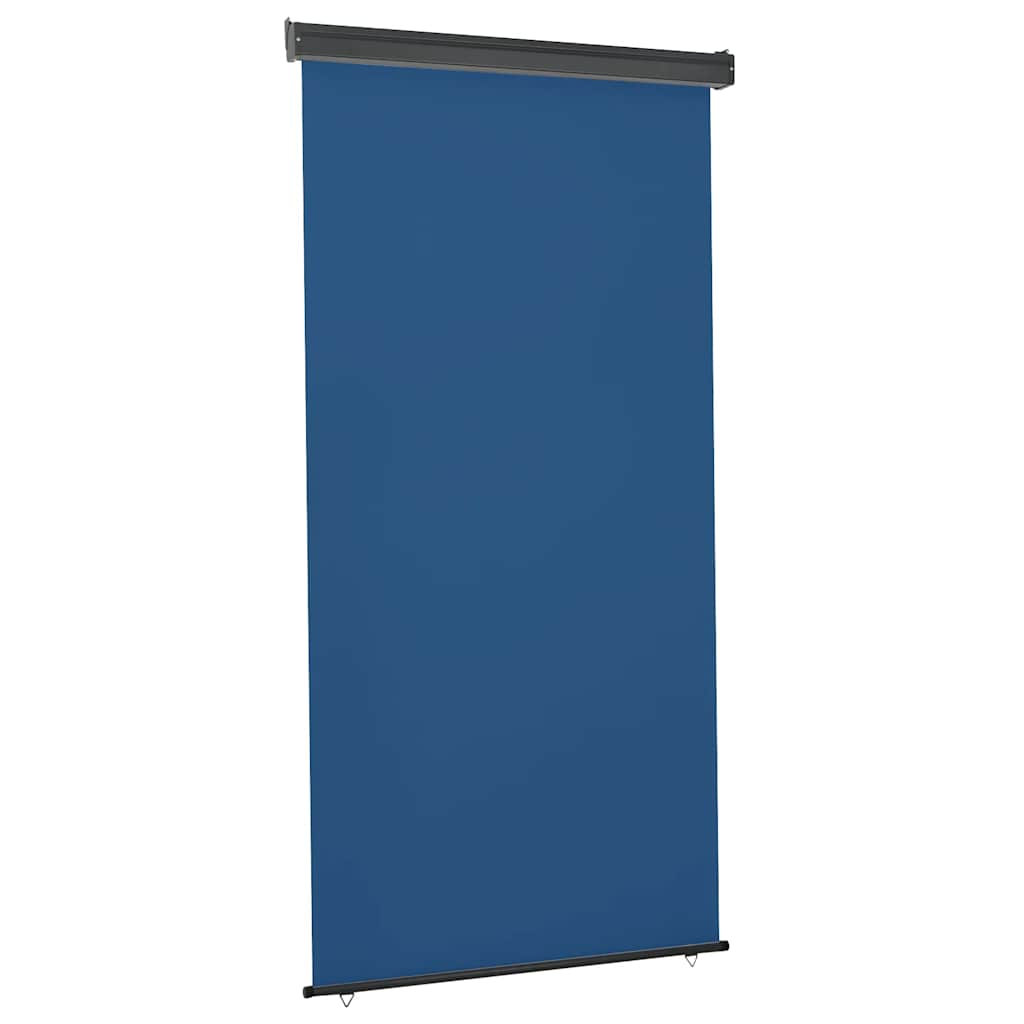 Balkonska bočna tenda 125 x 250 cm plava