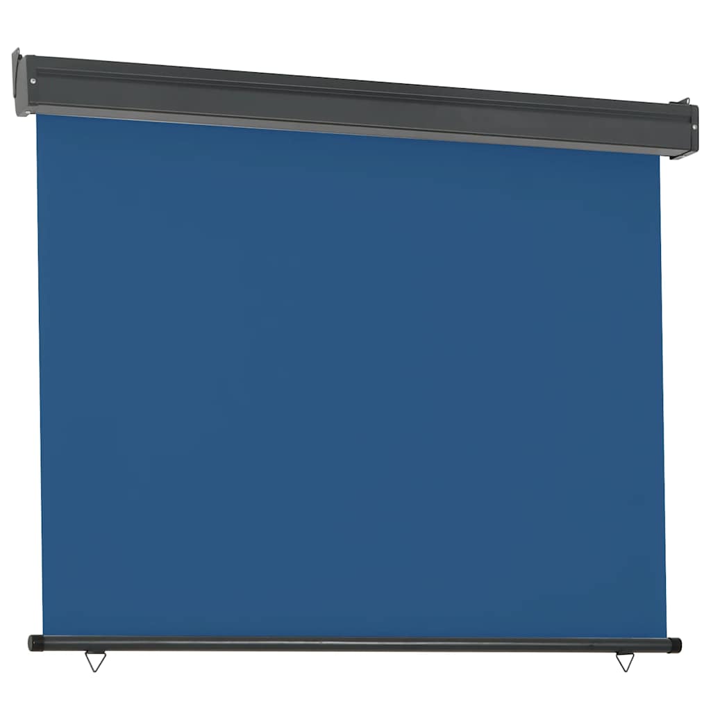 Balkonska bočna tenda 125 x 250 cm plava
