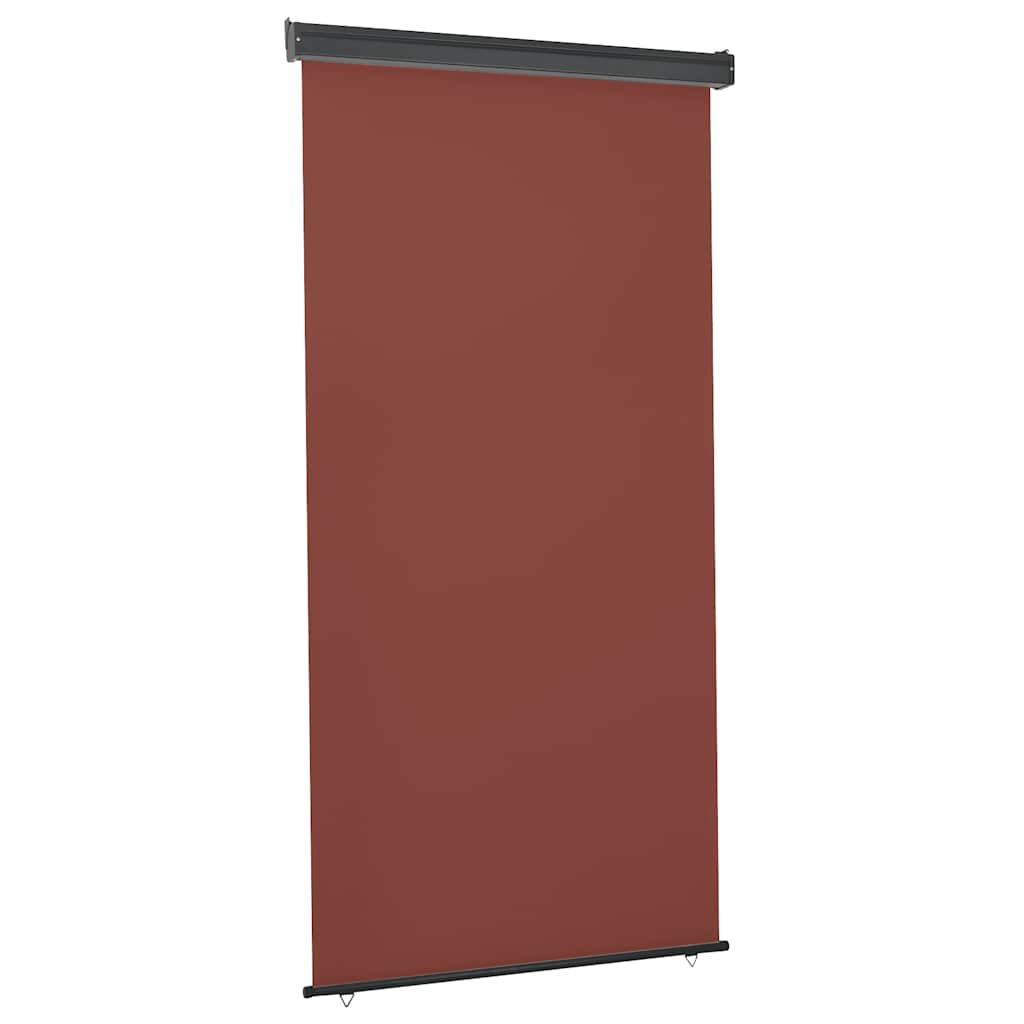 Balkonska bočna tenda 125 x 250 cm smeđa