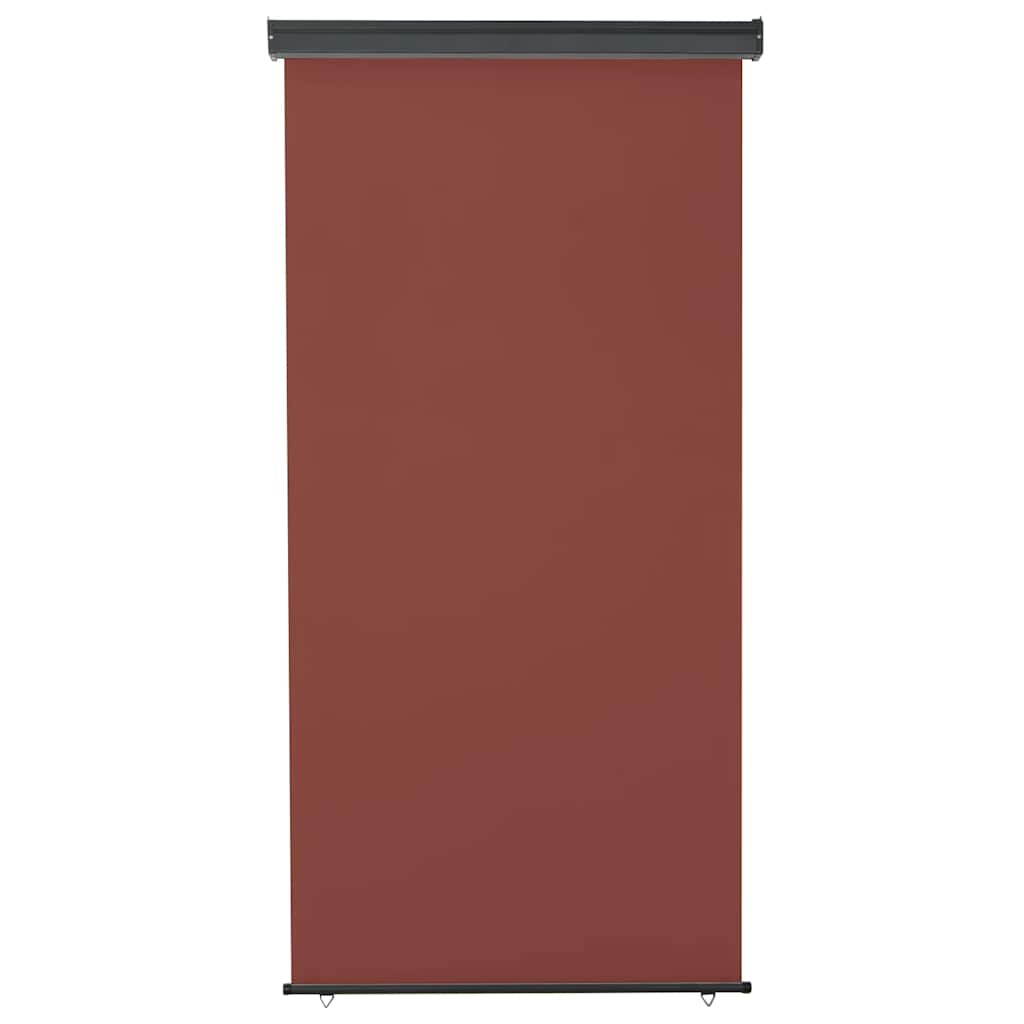 Balkonska bočna tenda 125 x 250 cm smeđa