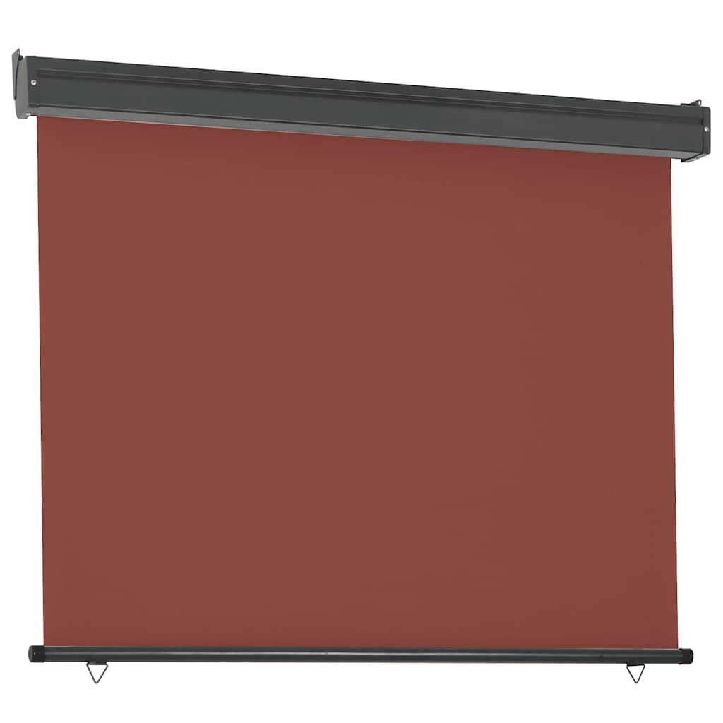 Balkonska bočna tenda 125 x 250 cm smeđa