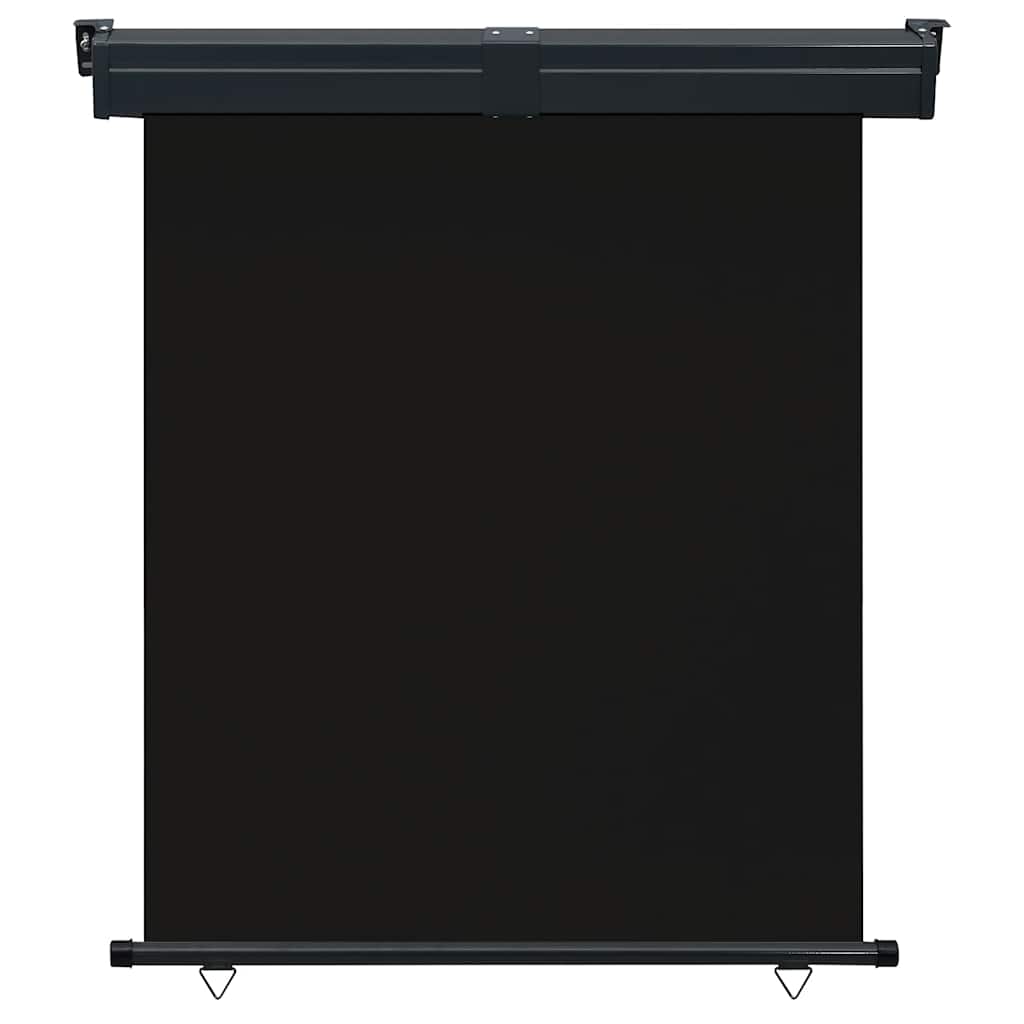 Balkonska bočna tenda 145 x 250 cm crna
