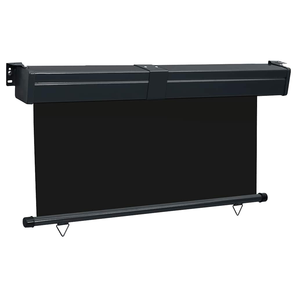 Balkonska bočna tenda 145 x 250 cm crna