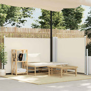 Uvlačiva bočna tenda 100 x 600 cm krem