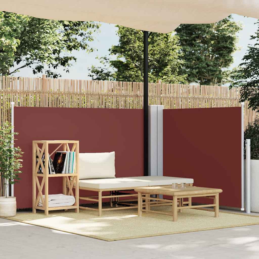Uvlačiva bočna tenda 120 x 600 cm smeđa