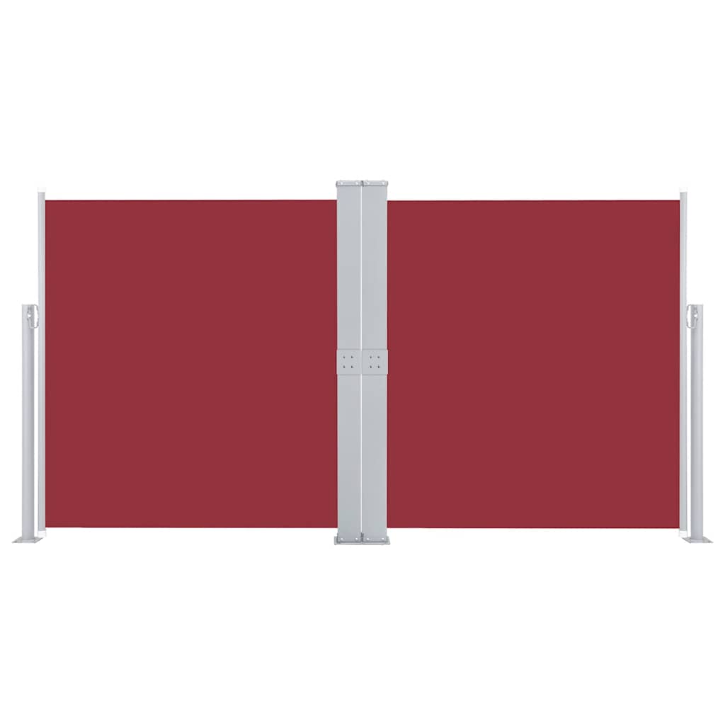 Uvlačiva bočna tenda 160 x 600 cm crvena