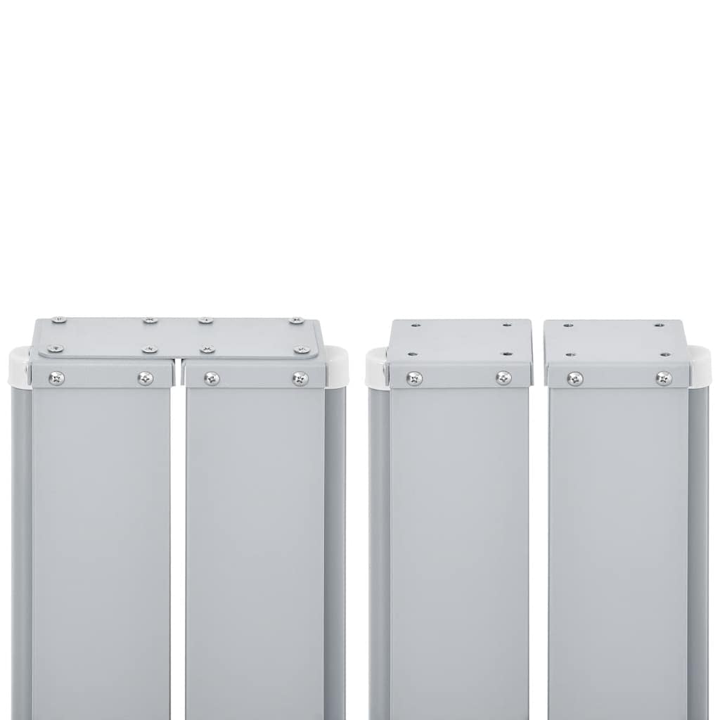 Uvlačiva bočna tenda 160 x 600 cm crvena
