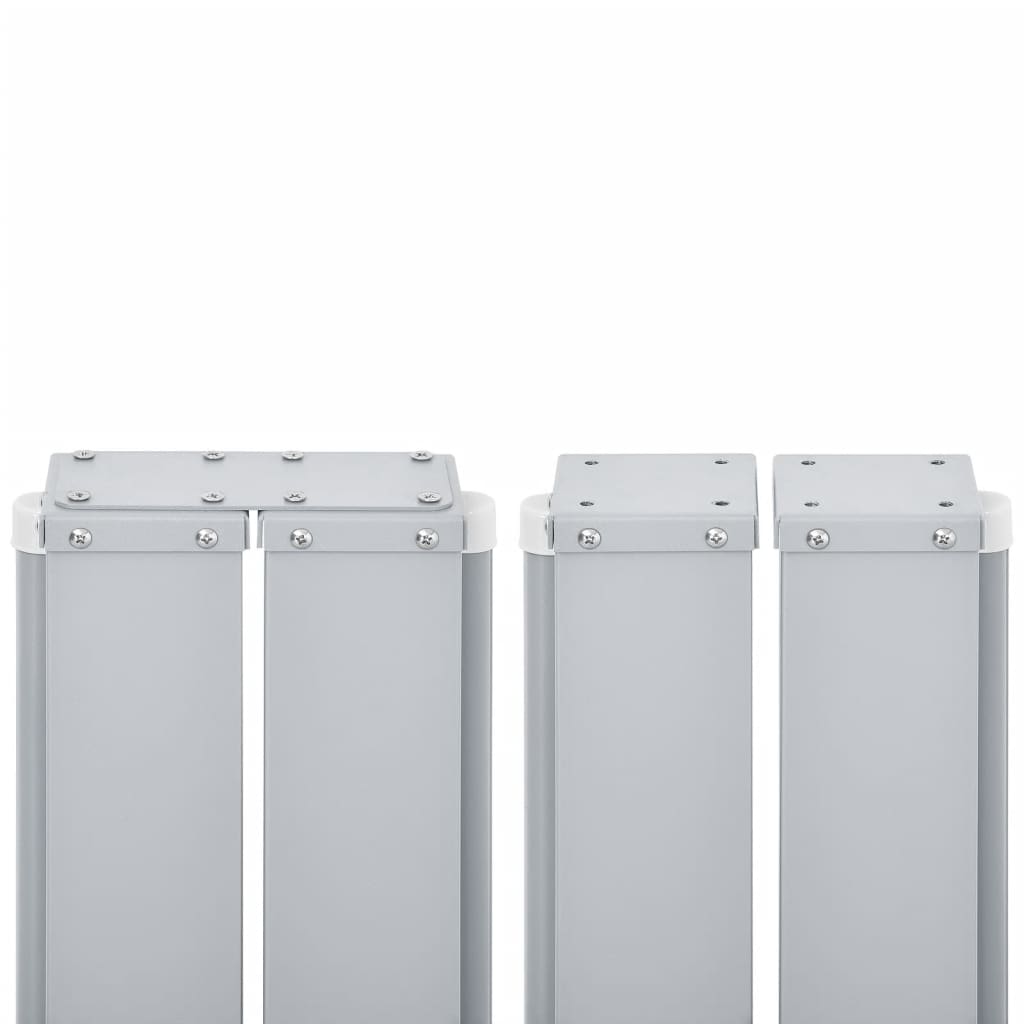 Uvlačiva bočna tenda 100 x 1000 cm crna