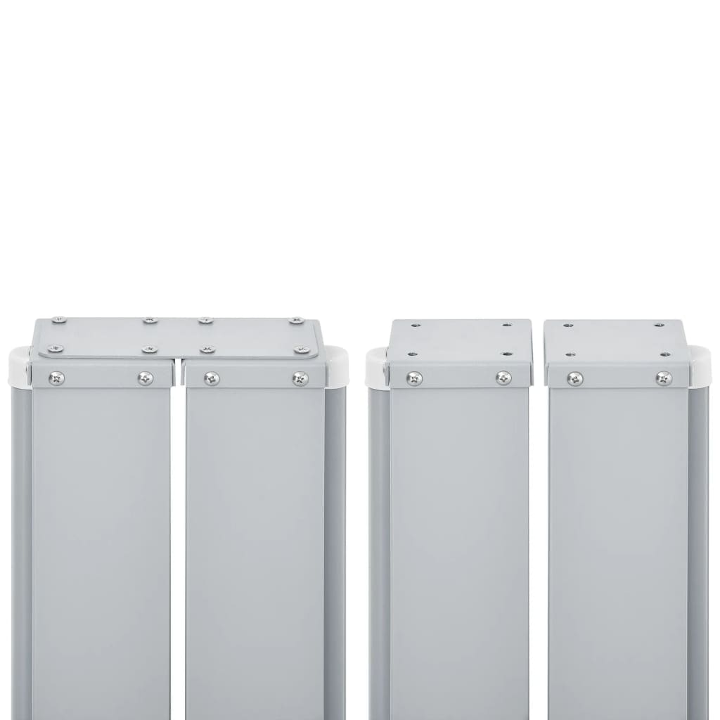 Uvlačiva bočna tenda 100 x 1000 cm crvena