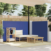 Uvlačiva bočna tenda 120 x 1000 cm plava
