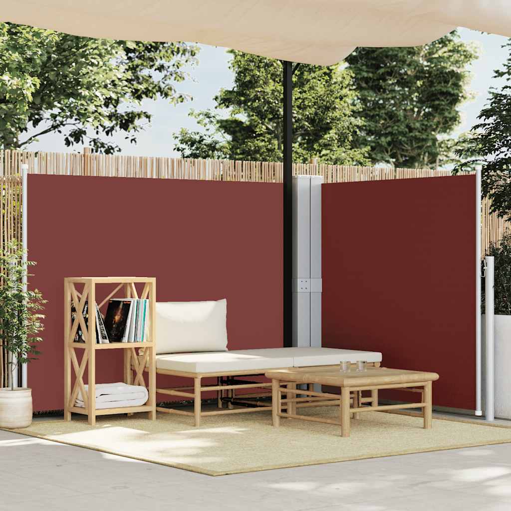 Uvlačiva bočna tenda 140 x 1000 cm smeđa