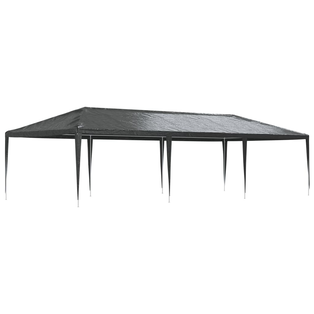 Profesionalni šator za zabave 4 x 9 m antracit 90 g/m²