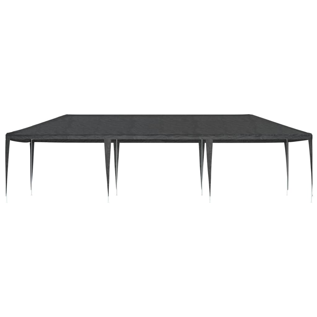 Profesionalni šator za zabave 4 x 9 m antracit 90 g/m²