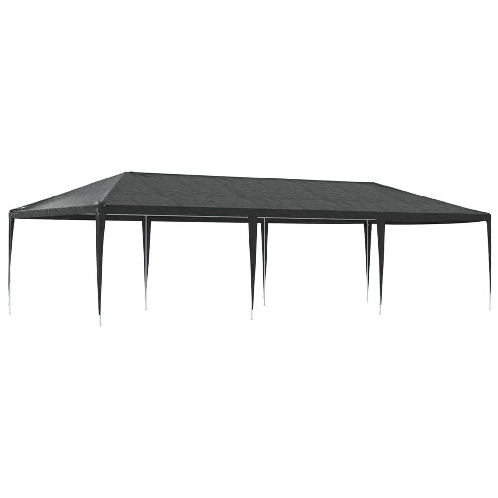 Profesionalni šator za zabave 4 x 9 m antracit 90 g/m²