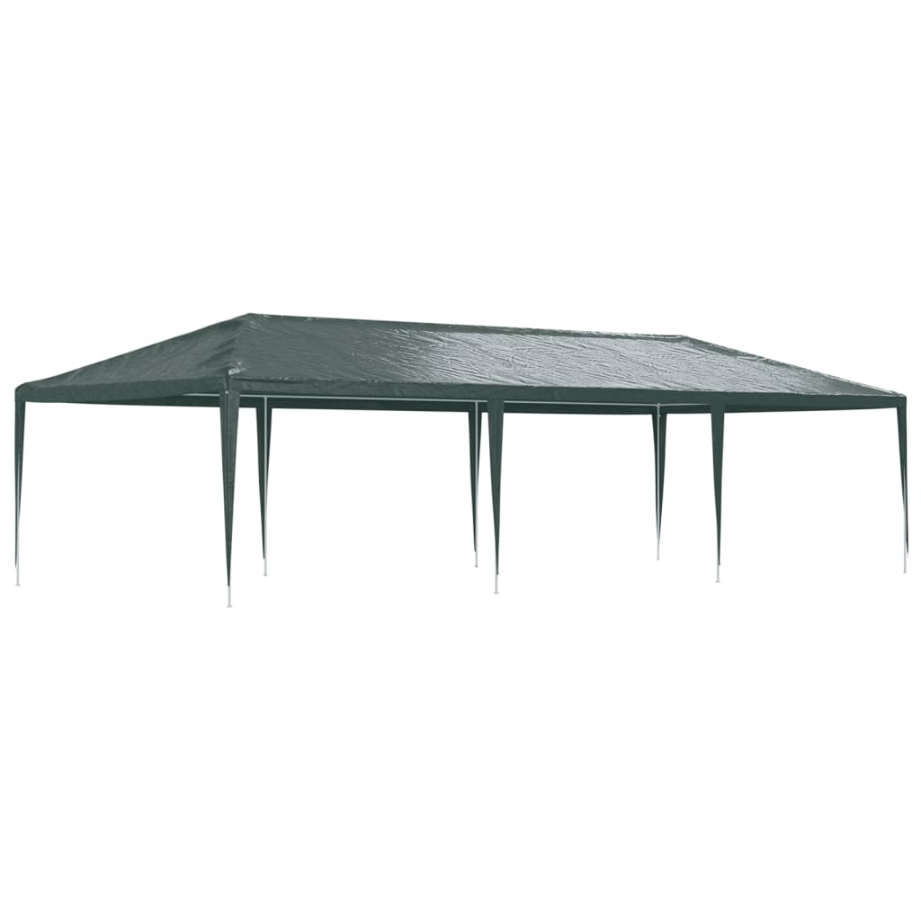 Profesionalni šator za zabave 4 x 9 m zeleni 90 g/m²