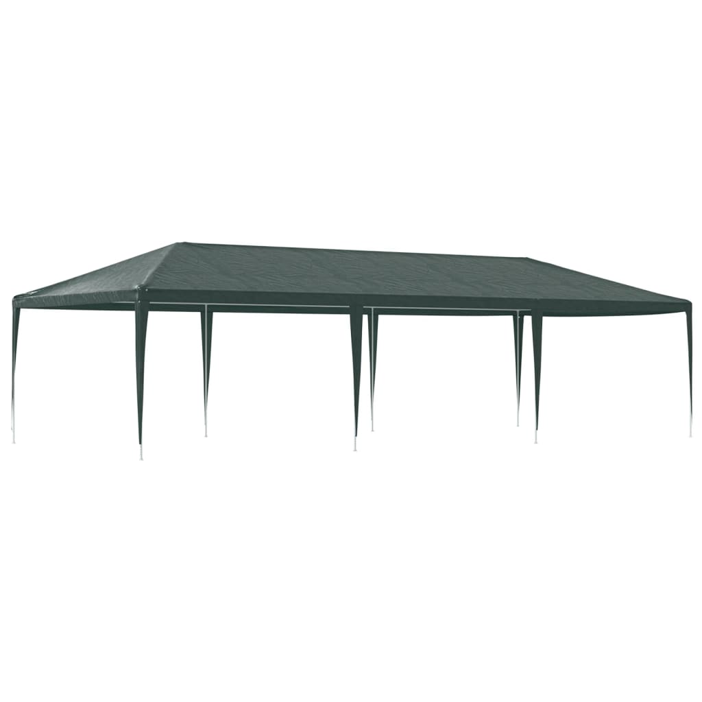 Profesionalni šator za zabave 4 x 9 m zeleni 90 g/m²
