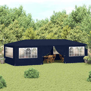 Profesionalni šator za zabave 4 x 9 m plavi 90 g/m²