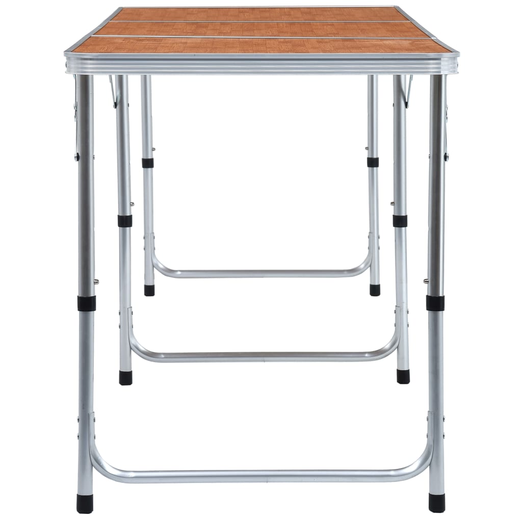 Sklopivi stol za kampiranje aluminijski 180 x 60 cm