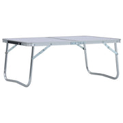 Sklopivi stol za kampiranje bijeli aluminijski 60 x 40 cm