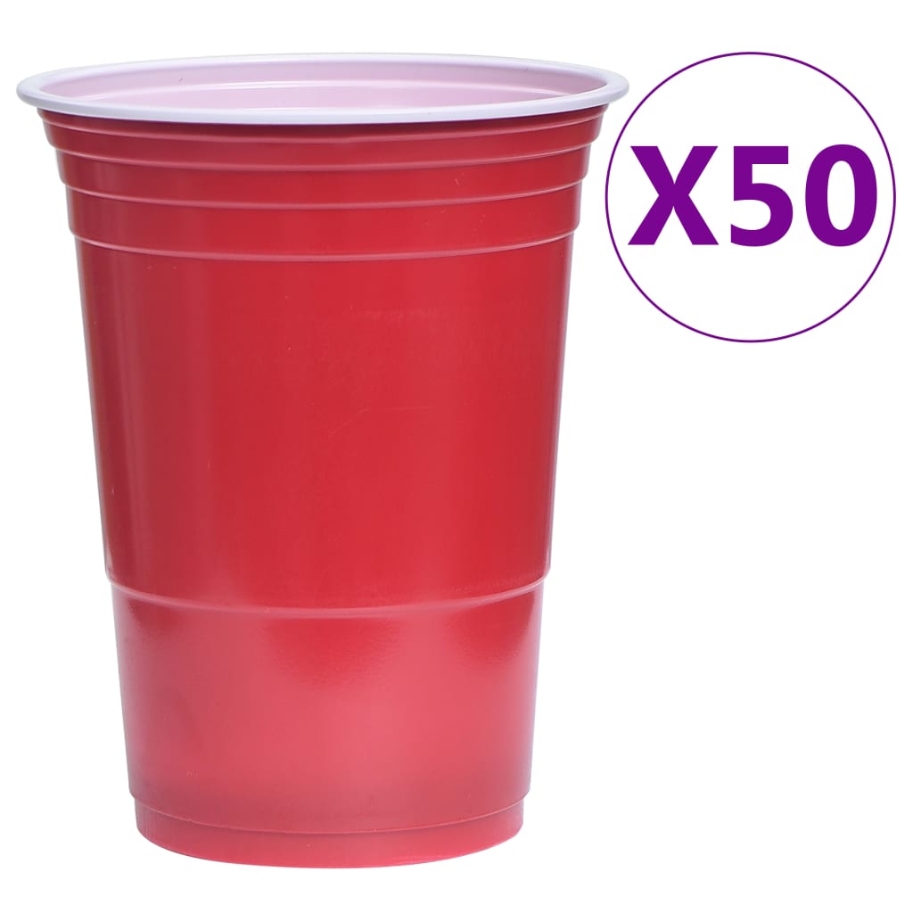 Stolni set za pivski pong 0,5 L plastični