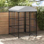 Vanjski kavez za pse s krovom 150 x 150 x 210 cm