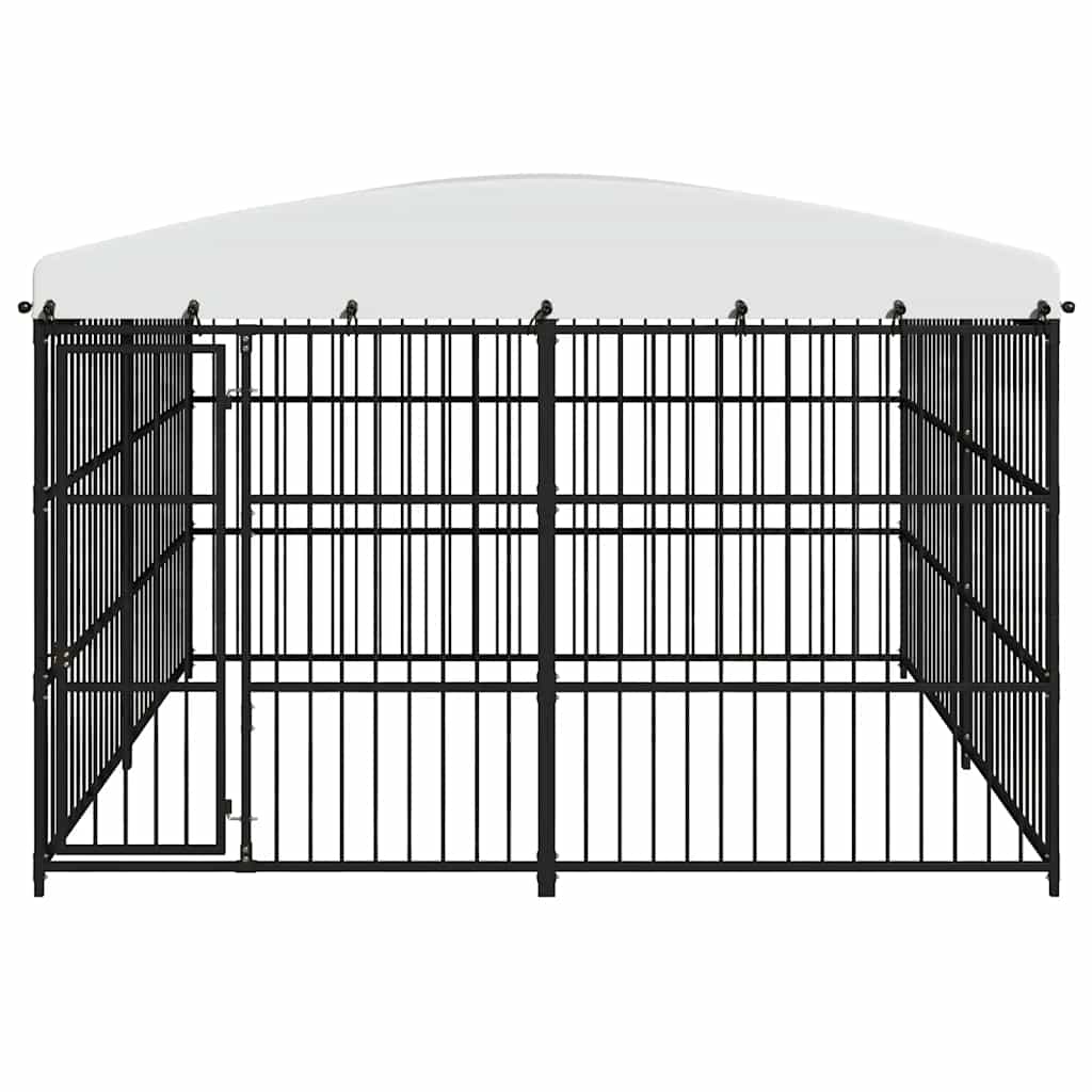 Vanjski kavez za pse s krovom 300 x 300 x 210 cm