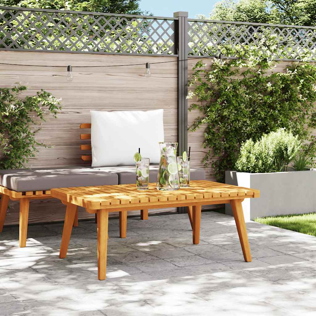 Vrtni stolić za kavu 90 x 55 x 35 cm masivno bagremovo drvo