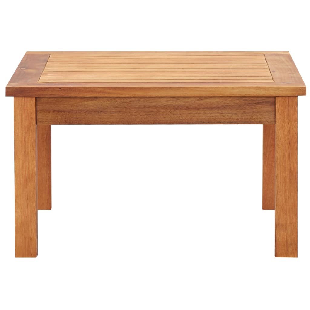 Vrtni stolić za kavu 60 x 60 x 36 cm masivno bagremovo drvo